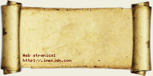 Marina Jakupi vizit kartica